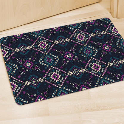 Geometric Ethnic Navajo Pattern Print Polyester Doormat