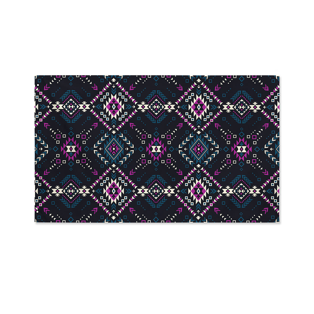 Geometric Ethnic Navajo Pattern Print Polyester Flag