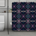 Geometric Ethnic Navajo Pattern Print Polyester Shower Curtain