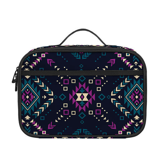 Geometric Ethnic Navajo Pattern Print Portable Lunch Bag