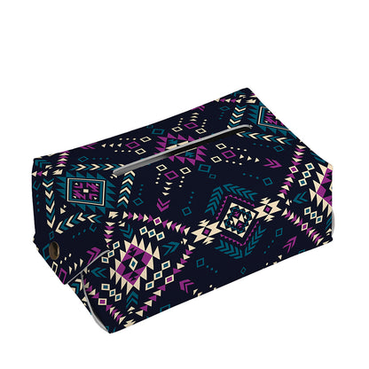 Geometric Ethnic Navajo Pattern Print Rectangle Tissue Box Cover