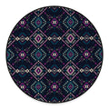 Geometric Ethnic Navajo Pattern Print Round Floor Mat