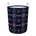Geometric Ethnic Navajo Pattern Print Round Laundry Basket