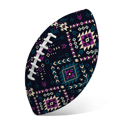 Geometric Ethnic Navajo Pattern Print Rugby Ball