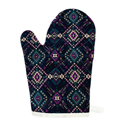 Geometric Ethnic Navajo Pattern Print Single Oven Mitt
