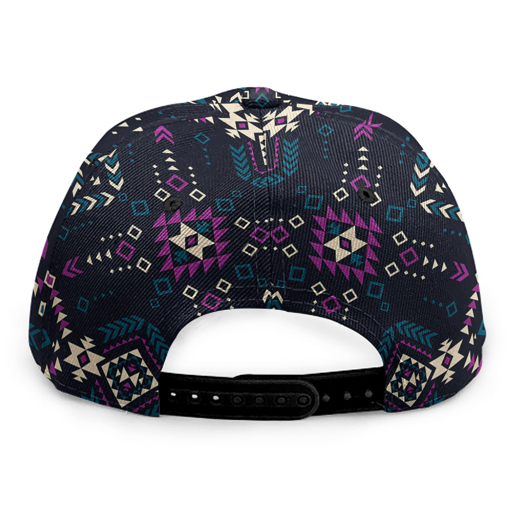 Geometric Ethnic Navajo Pattern Print Snapback Cap