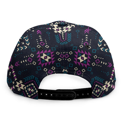 Geometric Ethnic Navajo Pattern Print Snapback Cap