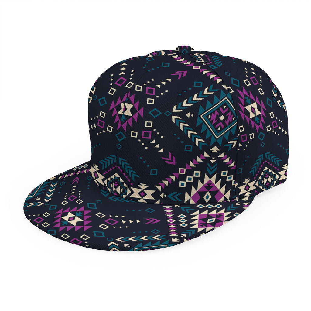 Geometric Ethnic Navajo Pattern Print Snapback Cap