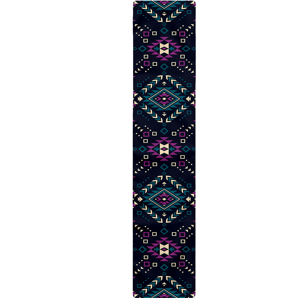 Geometric Ethnic Navajo Pattern Print Table Runner