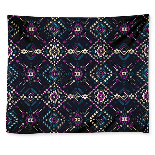 Geometric Ethnic Navajo Pattern Print Tapestry