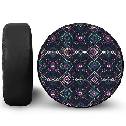 Geometric Ethnic Navajo Pattern Print Tire Cover