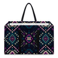 Geometric Ethnic Navajo Pattern Print Utility Tote Bag