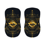Geometric Eye of Providence Print Bar Stool Covers