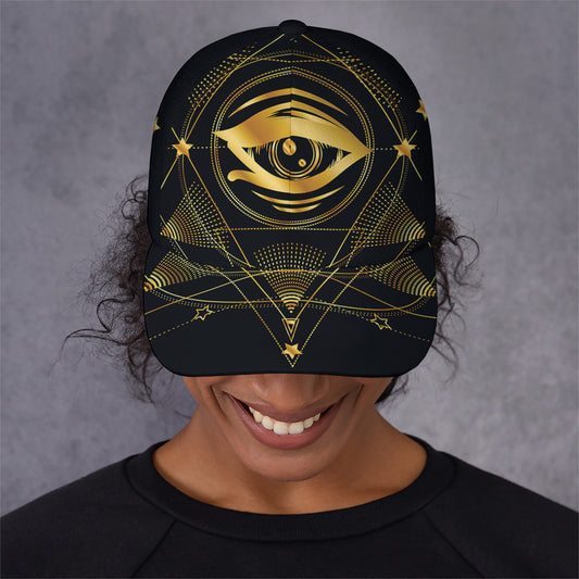 Geometric Eye of Providence Print Baseball Cap