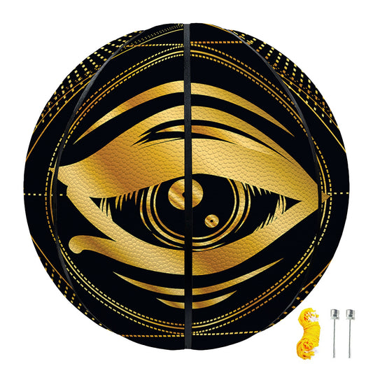 Geometric Eye of Providence Print Basketball