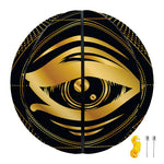 Geometric Eye of Providence Print Basketball