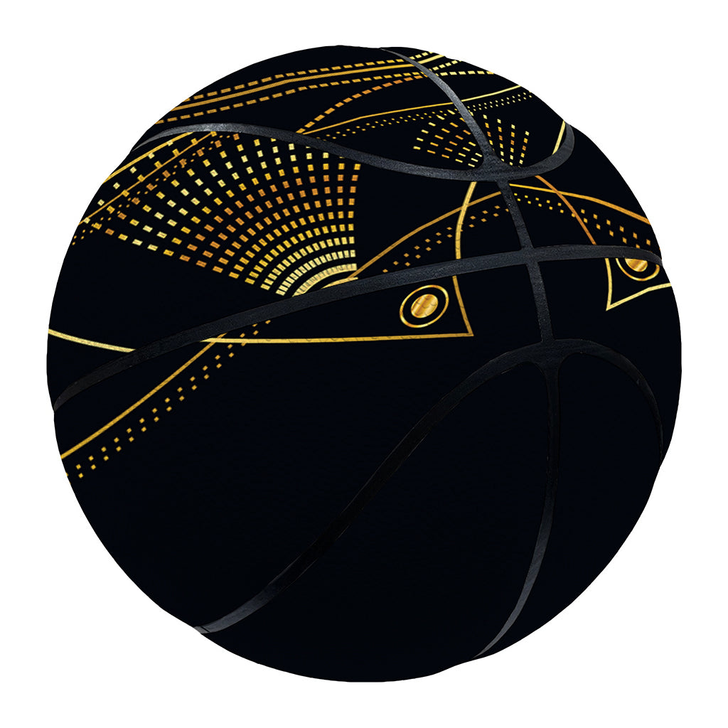 Geometric Eye of Providence Print Basketball