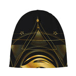 Geometric Eye of Providence Print Beanie