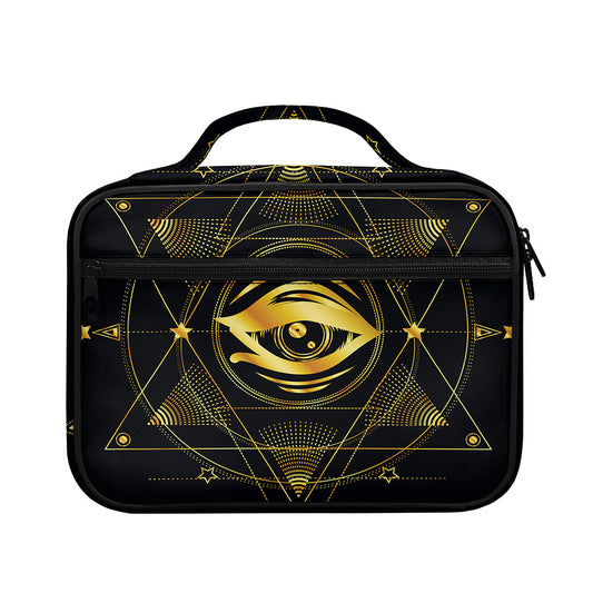 Geometric Eye of Providence Print Briefcase Bible Bag