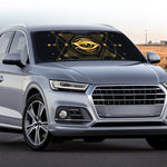 Geometric Eye of Providence Print Car Windshield Sun Shade