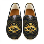 Geometric Eye of Providence Print Casual Shoes