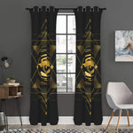 Geometric Eye of Providence Print Curtain