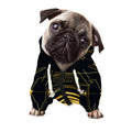 Geometric Eye of Providence Print Dog Zip Up Hoodie