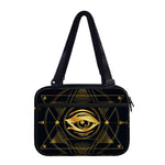 Geometric Eye of Providence Print Double Strap Bible Bag