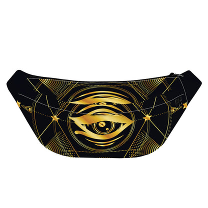 Geometric Eye of Providence Print Fanny Pack