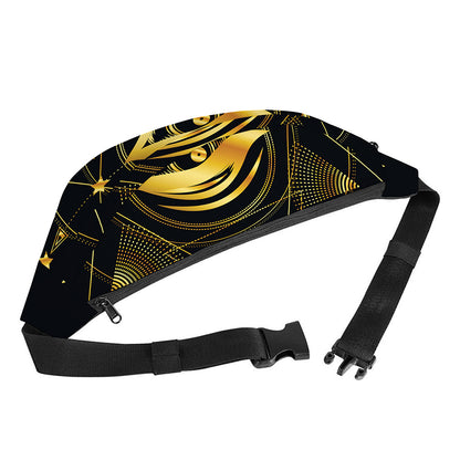 Geometric Eye of Providence Print Fanny Pack