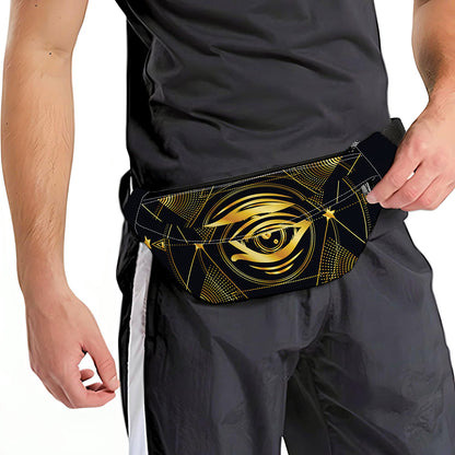 Geometric Eye of Providence Print Fanny Pack