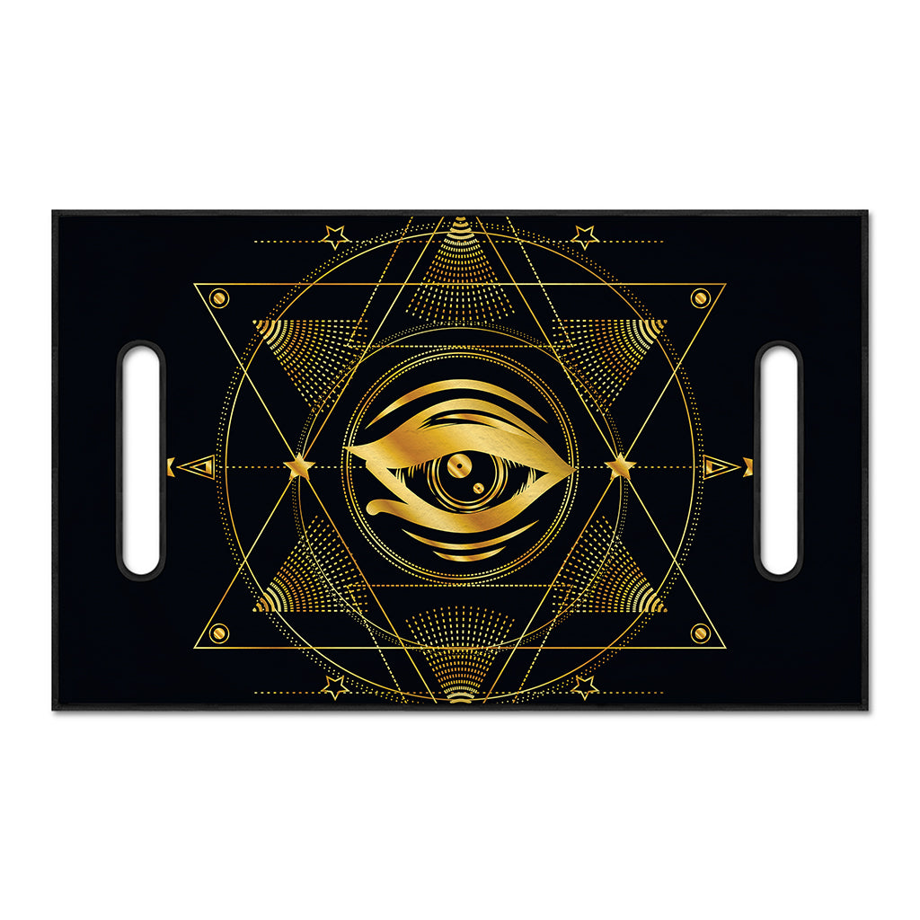 Geometric Eye of Providence Print Golf Cart Seat Cover