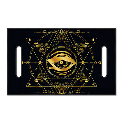 Geometric Eye of Providence Print Golf Cart Seat Cover