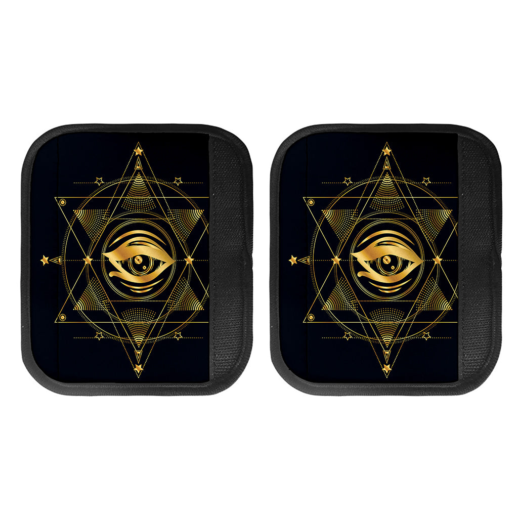 Geometric Eye of Providence Print Handle Covers