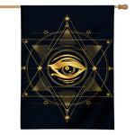 Geometric Eye of Providence Print House Flag