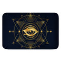 Geometric Eye of Providence Print Indoor Door Mat