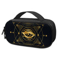 Geometric Eye of Providence Print Portable Cooler Travel Case