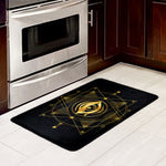 Geometric Eye of Providence Print Kitchen Mat