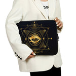 Geometric Eye of Providence Print Laptop Sleeve
