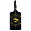 Geometric Eye of Providence Print Luggage Tag