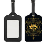 Geometric Eye of Providence Print Luggage Tag