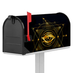 Geometric Eye of Providence Print Mailbox Cover