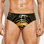 Geometric Eye of Providence Print Men's Swim Briefs