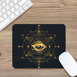 Geometric Eye of Providence Print Mouse Pad