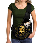 Geometric Eye of Providence Print Pet Sling Carrier