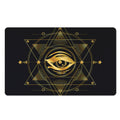 Geometric Eye of Providence Print Polyester Doormat