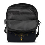 Geometric Eye of Providence Print Rectangular Crossbody Bag