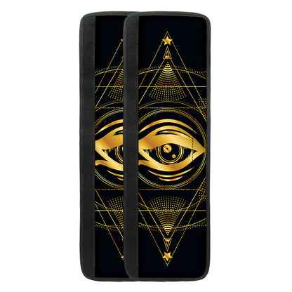 Geometric Eye of Providence Print Refrigerator Handle Covers