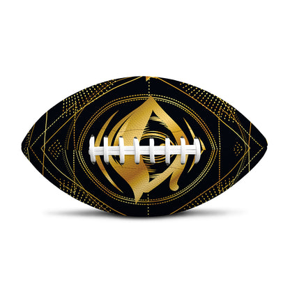Geometric Eye of Providence Print Rugby Ball