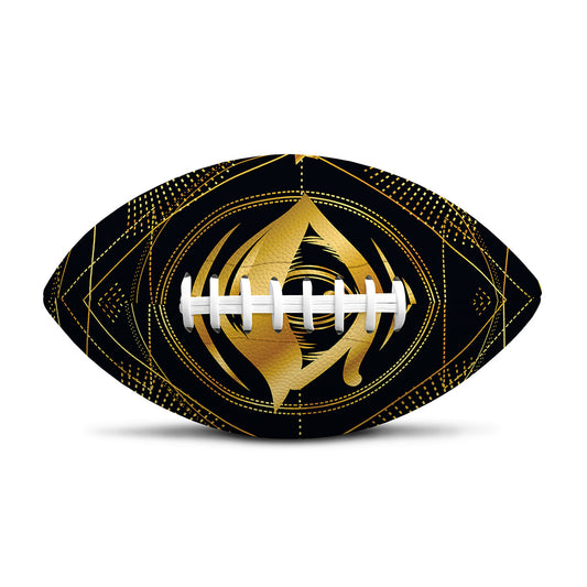 Geometric Eye of Providence Print Rugby Ball